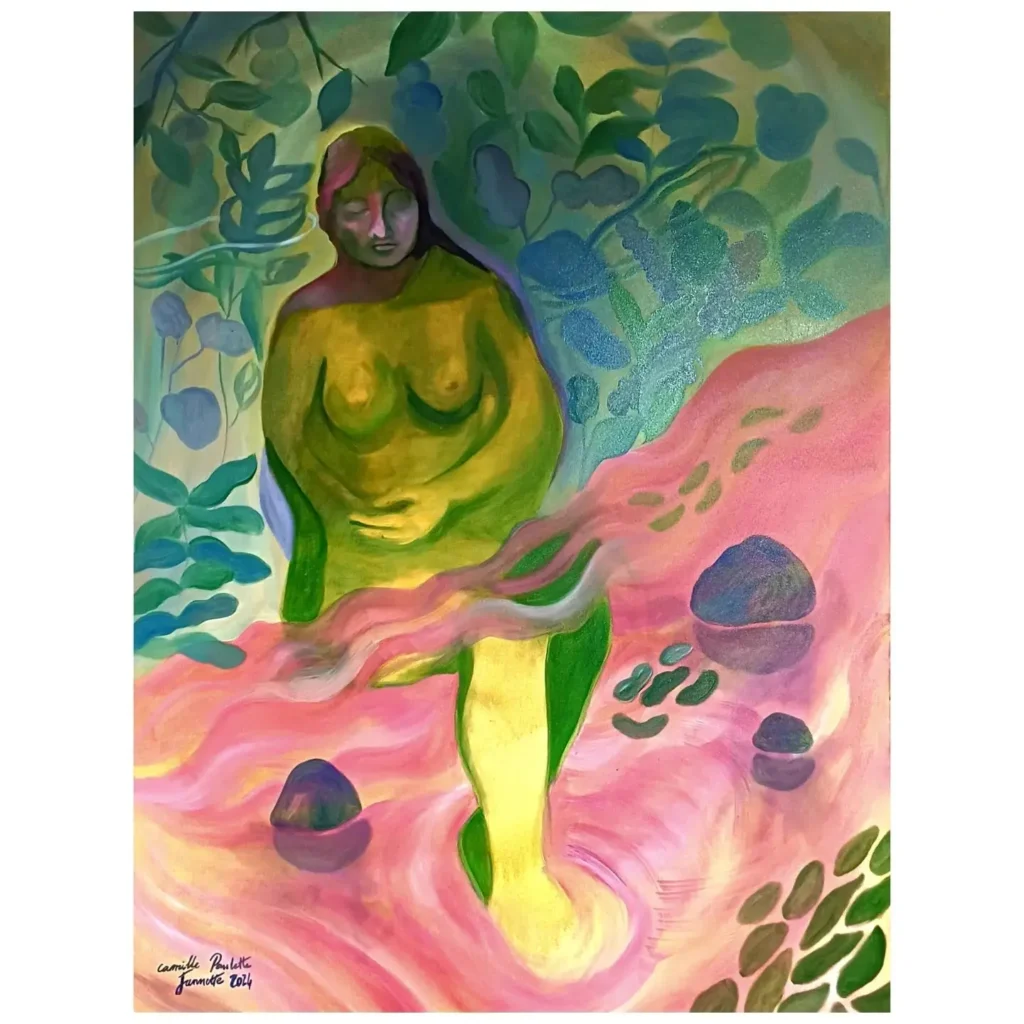 Spring is coming 120 x 130 cm huile sur toile 2024, peinture, loneliness 2021 a5 (1), dessin, masque, camillepaulettejannette.com